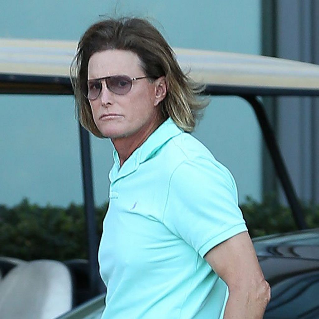 Bruce Jenner's new look. Bruce Jenner's new look.